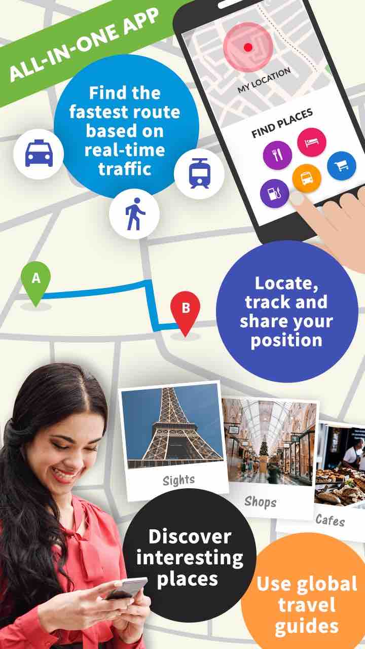 Maps & GPS Navigation Find your route easily